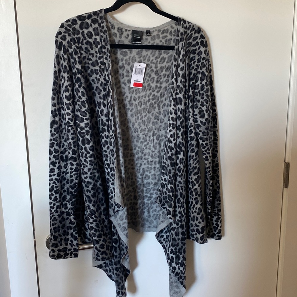 Waterfall 2 ply cashmere cardigan sweater